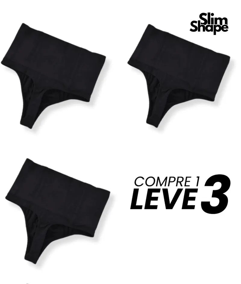 Calcinha Modeladora Slim Shape - Compre 1 e Leve 3